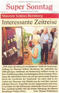 Pressebeitrag 'Interessante Zeitreise' Super Sonntag 29.05.2011